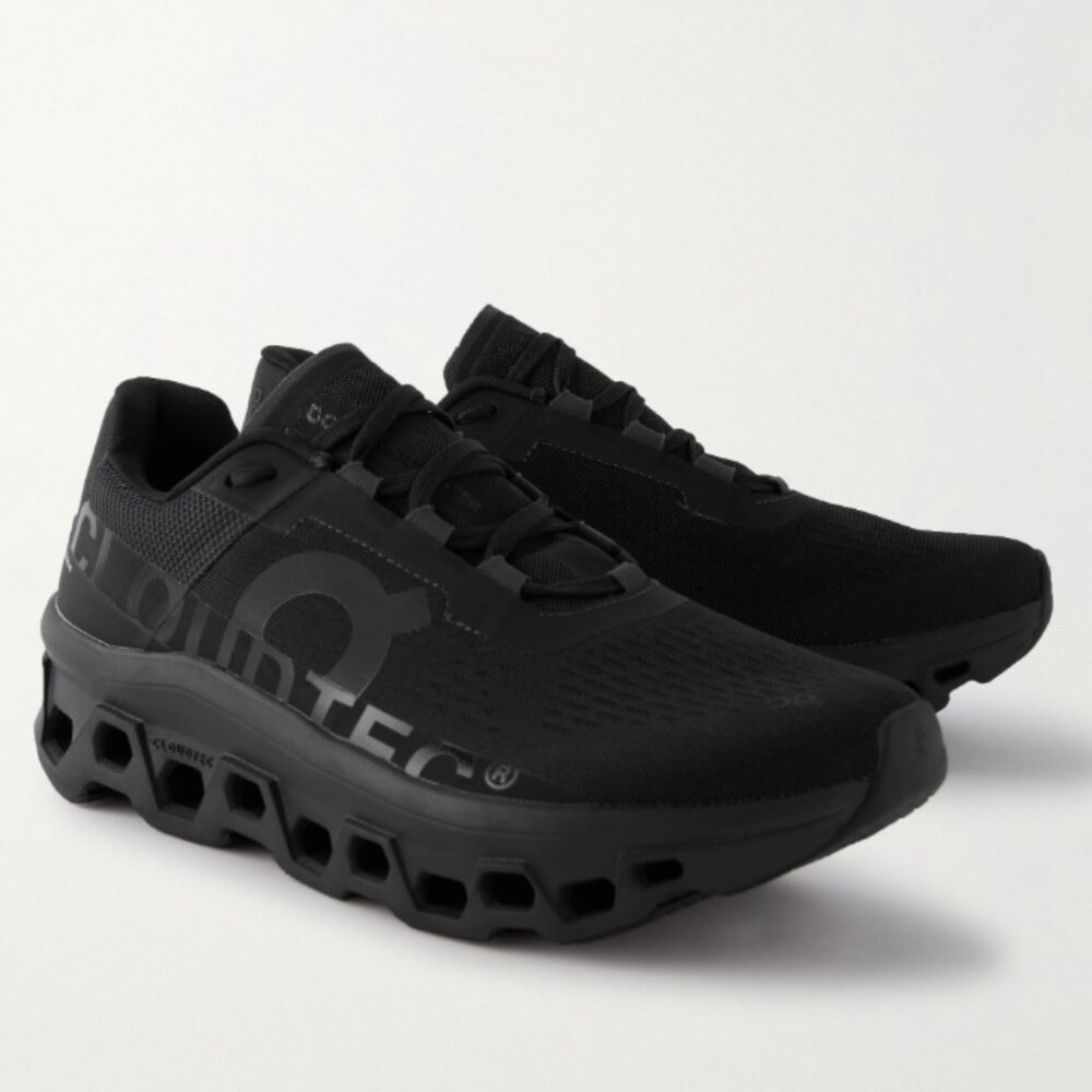 BEST TRY!!! On Women's Cloudmonster Shoes - Black/Magnet